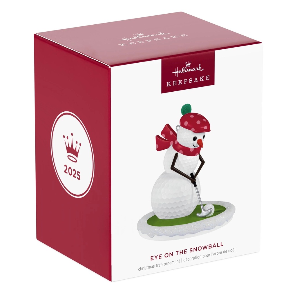 Eye On The Snowball: Golf - 2025 Hallmark Keepsake Christmas Ornament