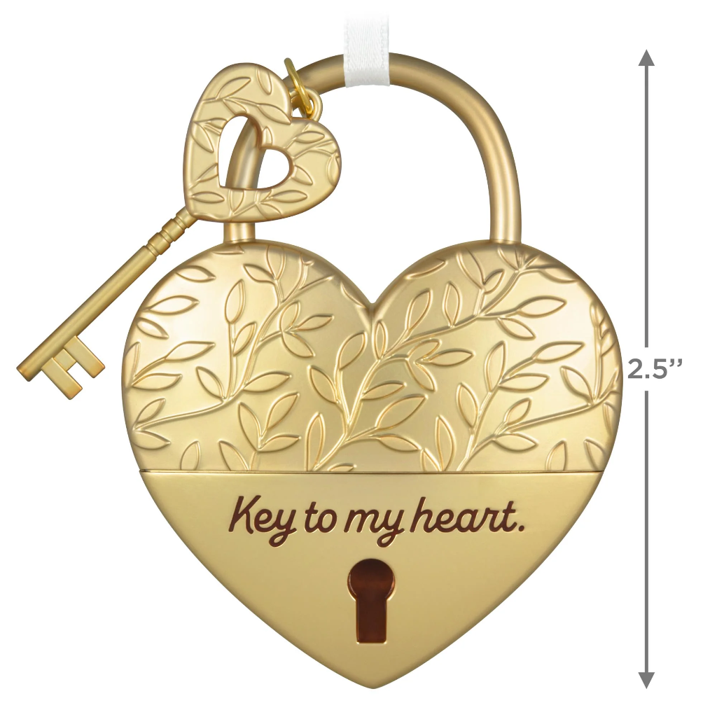 Key To My Heart - 2025 Hallmark Keepsake Christmas Ornament