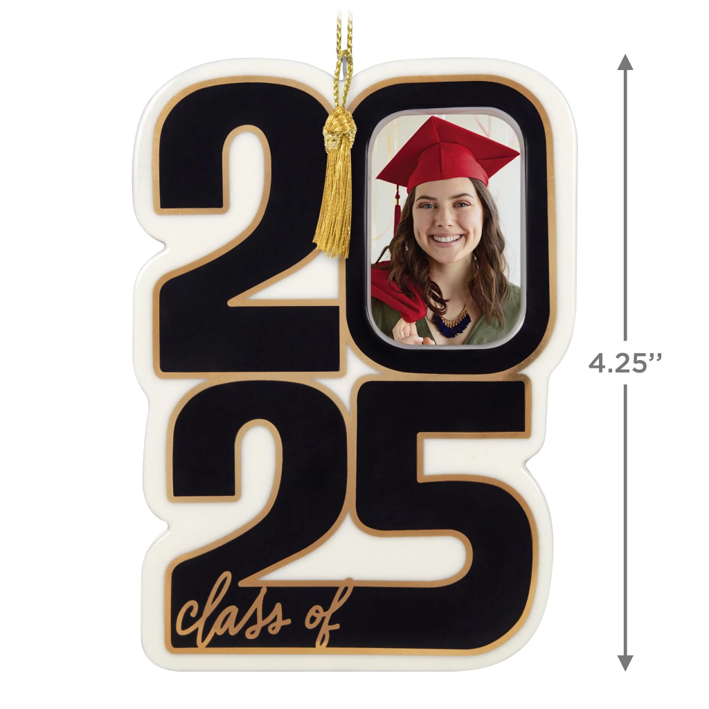 Class of 2025 Photo Holder - 2025 Hallmark Keepsake Christmas Ornament