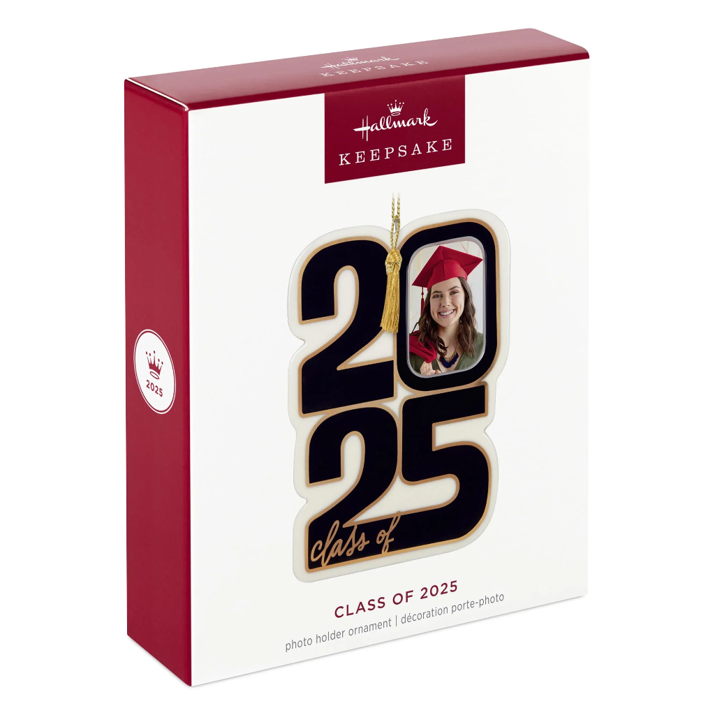 Class of 2025 Photo Holder - 2025 Hallmark Keepsake Christmas Ornament
