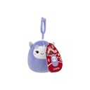 Lunasha the Lavender Yeti 3.5 inch Squishmallows Clip-On Holiday 2025 