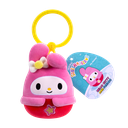 My Melody 3.5 inch Squishmallows Clip-On Hello Kitty and Friends Kawaii Tokyo Assortment