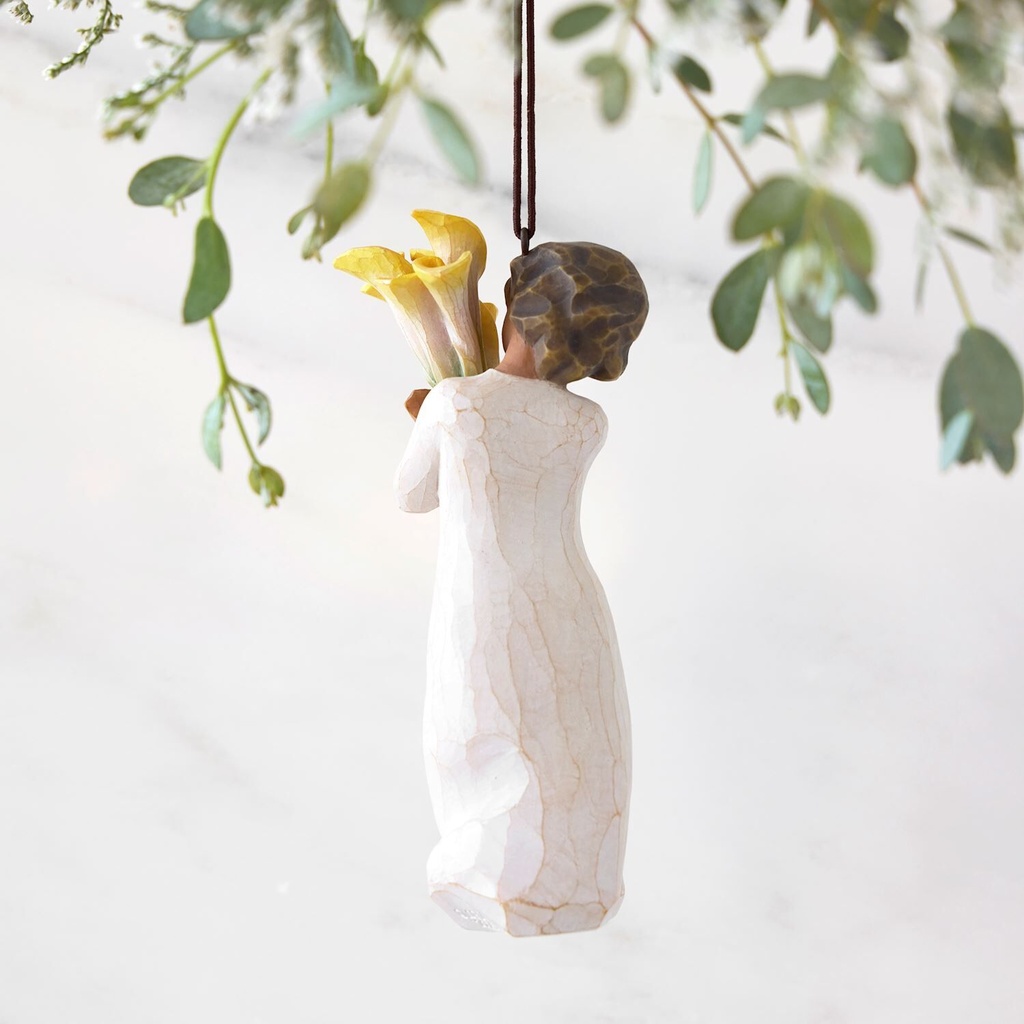 Willow Tree by Susan Lordi - With Gratitude Ornament (Filled with a golden light of gratitude)