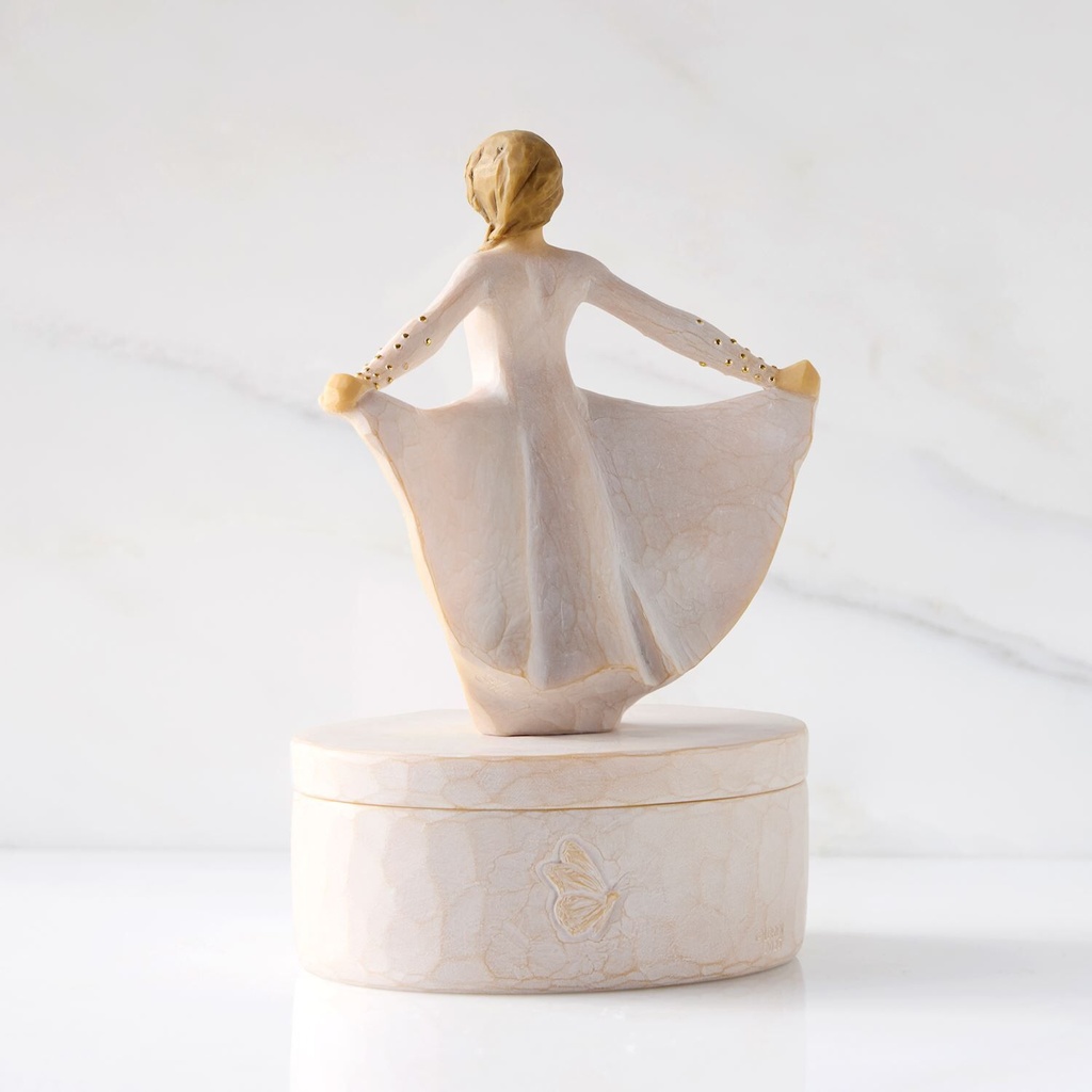 Willow Tree by Susan Lordi - Butterfly Keepsake Box (Resilient, Determined, Courageous and Beautiful...)
