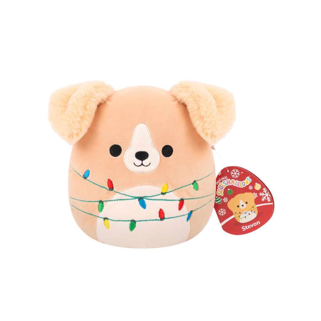 Stevon the Golden Retriever 7.5 Inch Squishmallows Christmas 2025 Assortment B 
