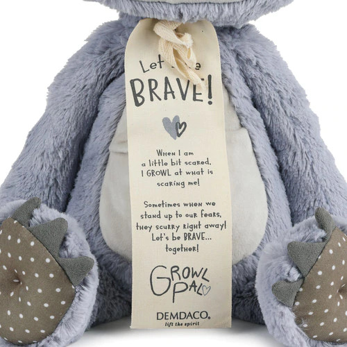 Demdaco - Growl Pal Let's Be Brave 16" Plush