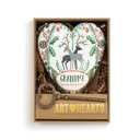 Demdaco Art Heart - Grandma Dearly Loved