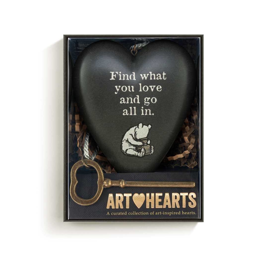 Demdaco Art Heart - Winnie The Pooh Go All In