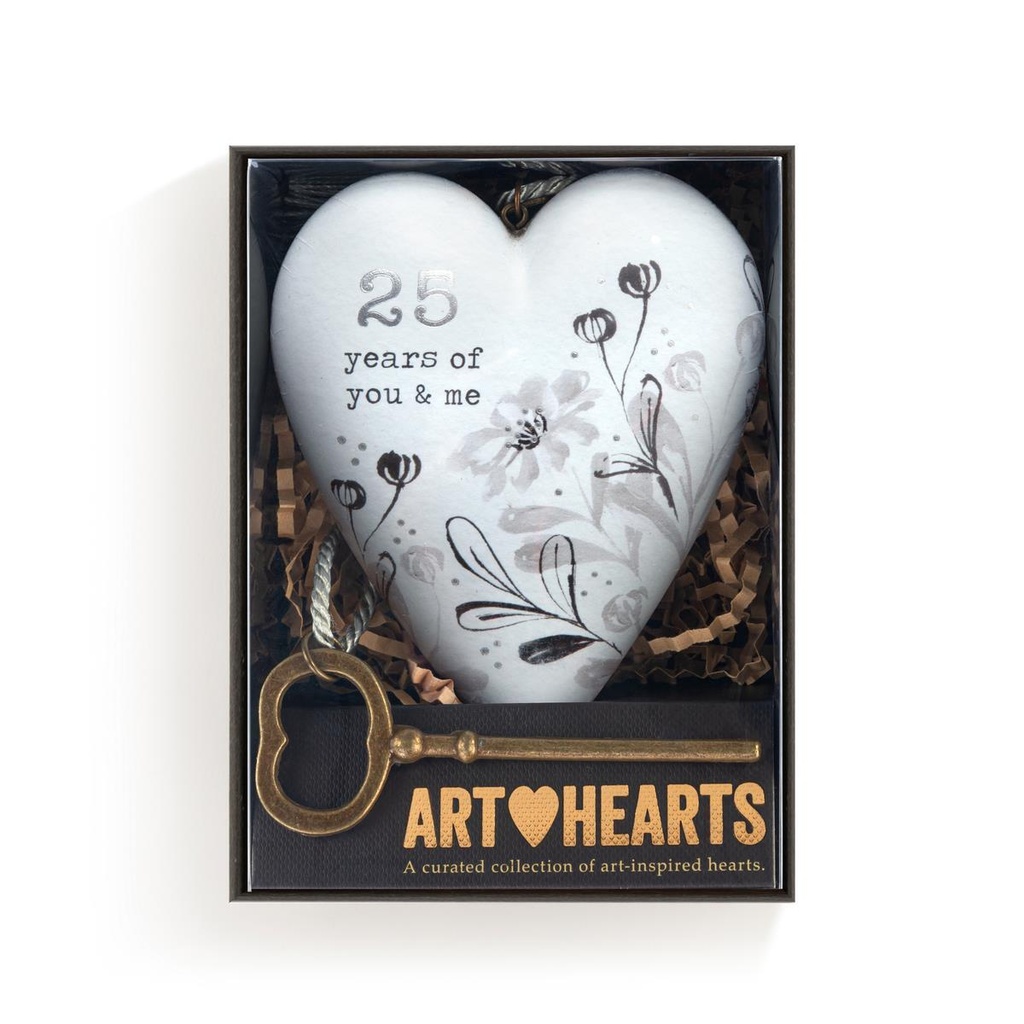 Demdaco Art Heart - 25 Years of You & Me