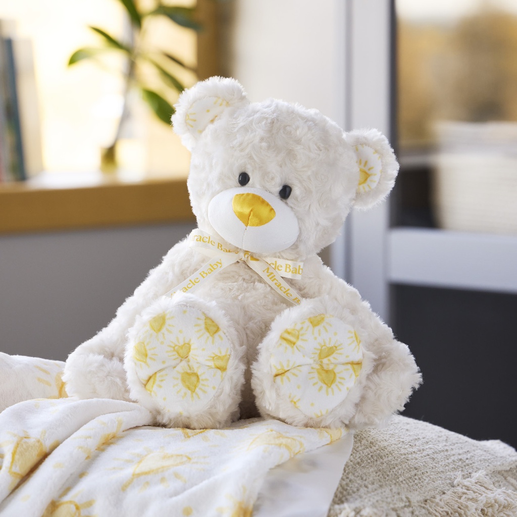 Demdaco - Miracle Baby Bear 33cm Plush