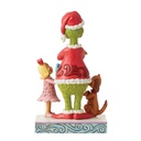 Grinch by Jim Shore - 18.4cm/7.2" Max and Cindy Giving Gift to Grinch