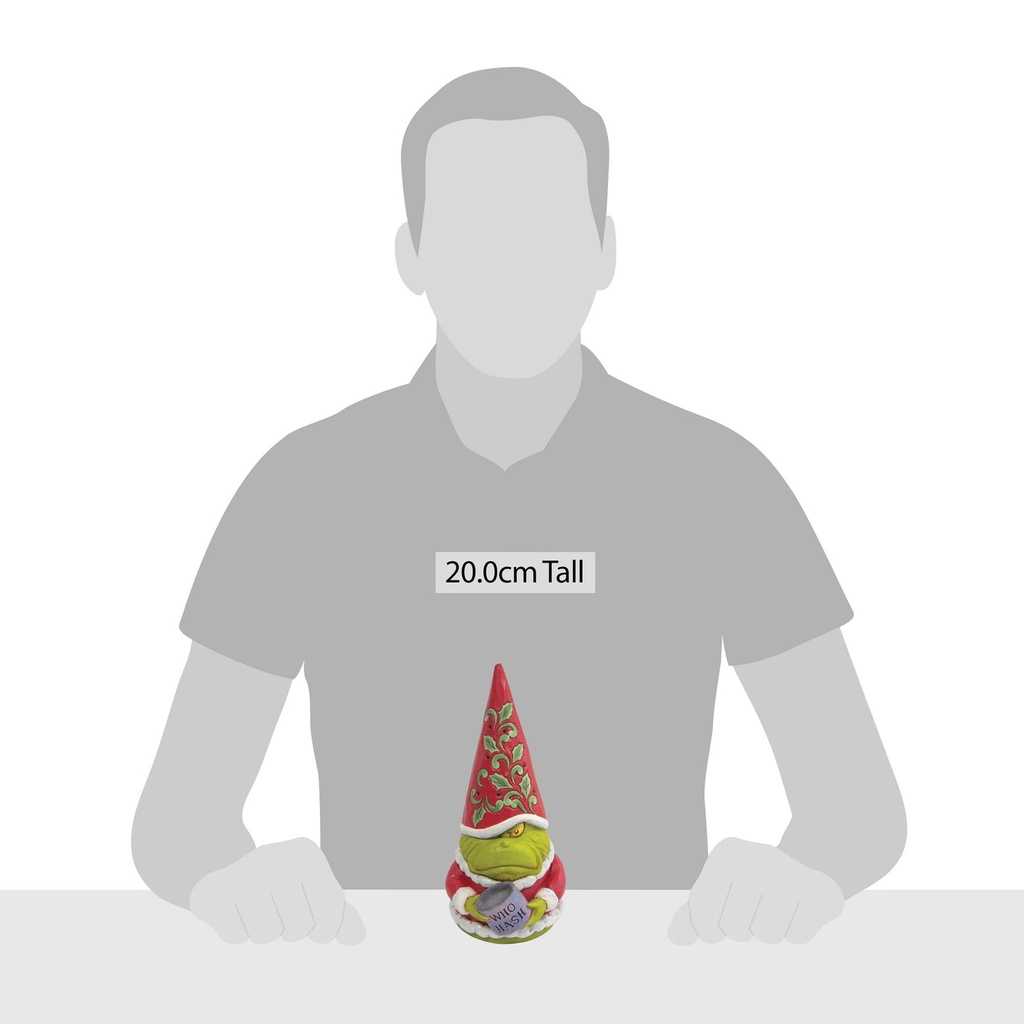 Grinch by Jim Shore - 20cm/8" Grinch Gnome With Who Hash