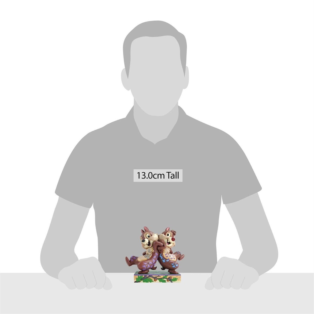 "Mischievous Mates" Chip & Dale Figurine Chip'n'Dale 13cm - Disney Traditions By Jim Shore