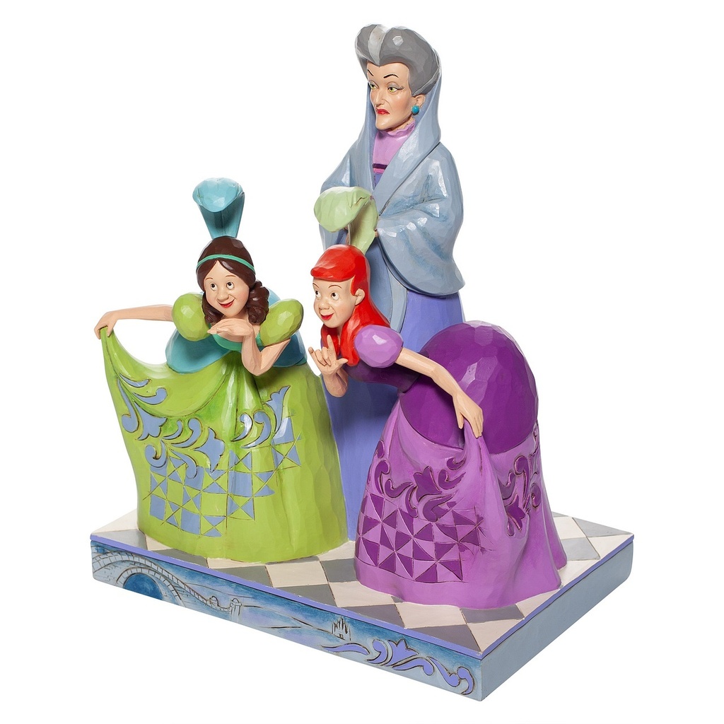 Cinderella "The Terrible Tremaine's" Lady Tremaine, Anastasia, and Drizella 21.5cm Figurine - Disney Traditions By Jim Shore