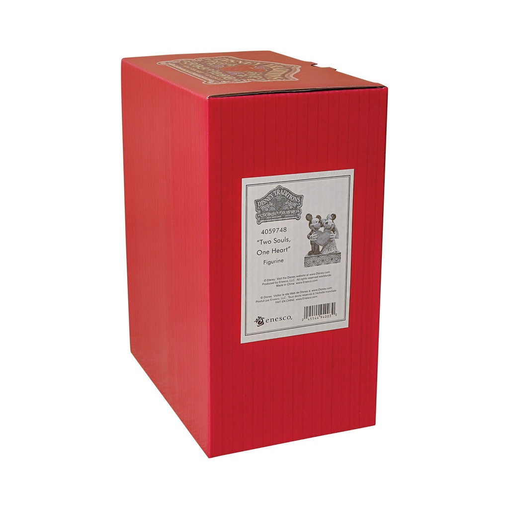 Mickey & Friends "Two Souls, One Heart" Mickey & Minnie's Wedding Figurine - Disney Traditions By Jim Shore