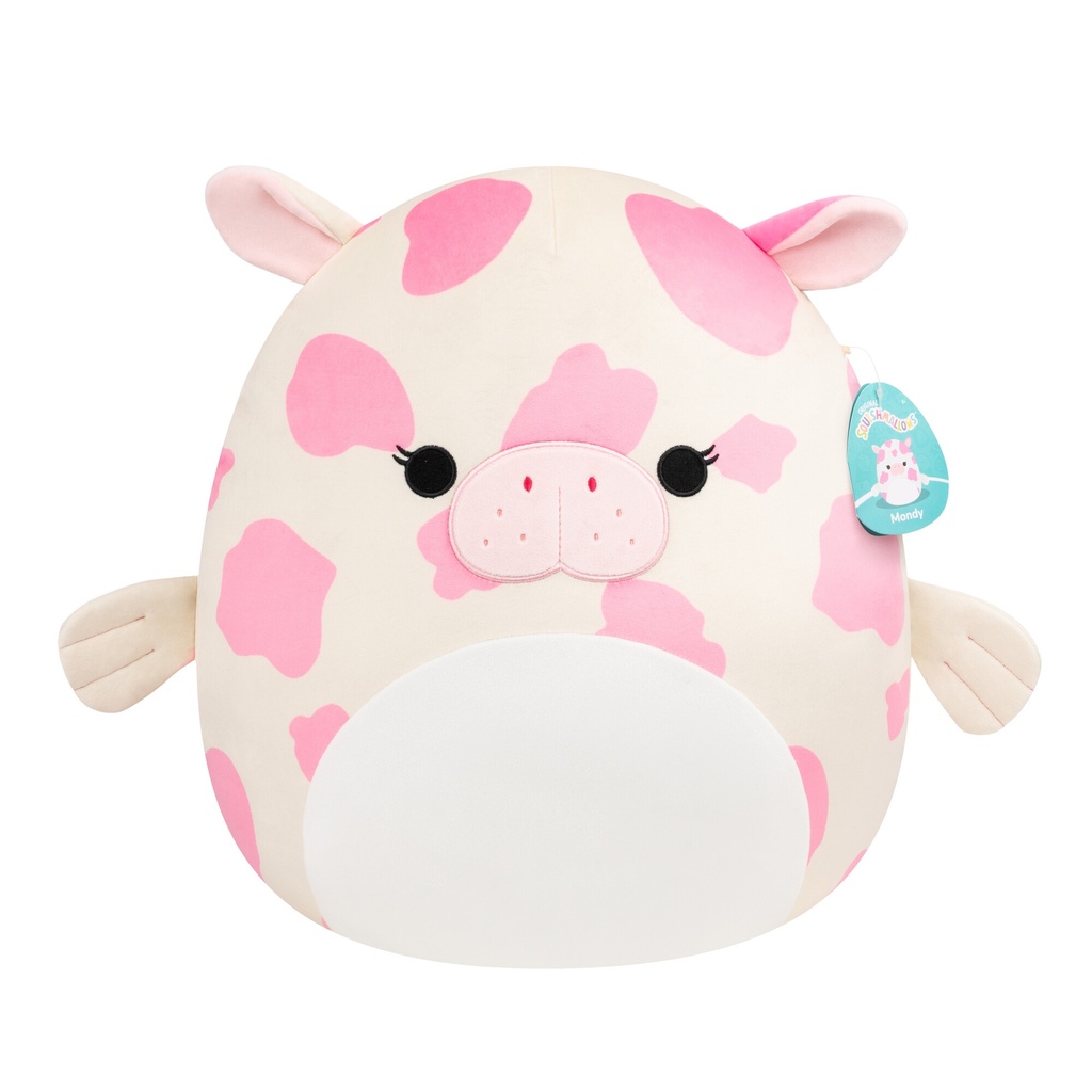 Mondy the Pink and White Sea Cow 16 inch Squishmallows
