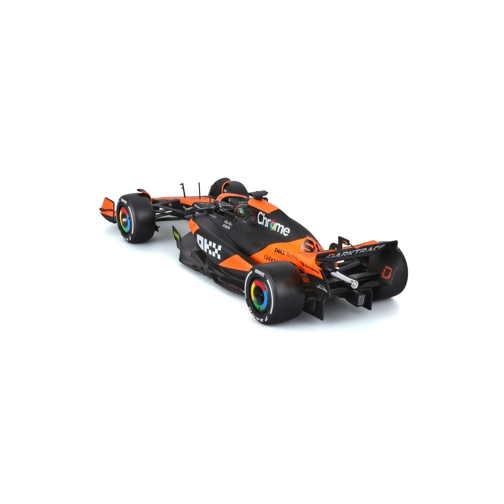 Bburago F1 2024 McLaren MCL38 #81 - Oscar Piastri with Helmet 1:24 Scale Race Model Kit F-1 