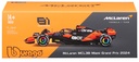 Bburago F1 with Helmet 1:24 2024 F-1 McLaren MCL38 #81 Piastri in Showcase