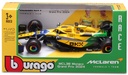 Bburago F1 2024 McLaren F1 Senna Livery Driver #81 Oscar Piastri WB Without Helmet 1:43 Scale