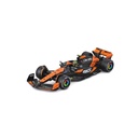 Bburago F1 with Helmet 1:43 2024 F-1 McLaren MCL 38 #4 Norris with Helmet