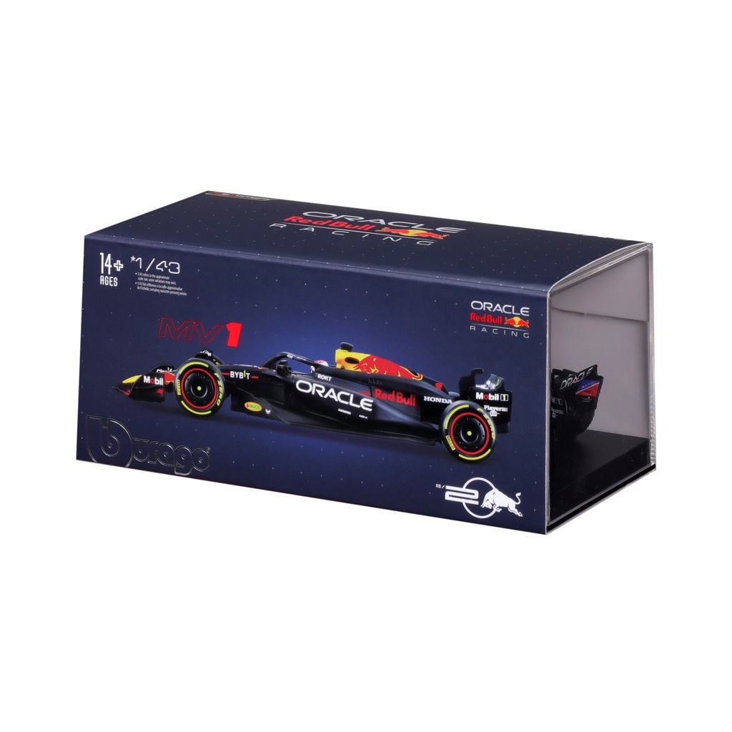 Bburago F1 with Helmet 1:43 2024 F-1 RedBull Racing RB20 #1 Verstappen with Helmet