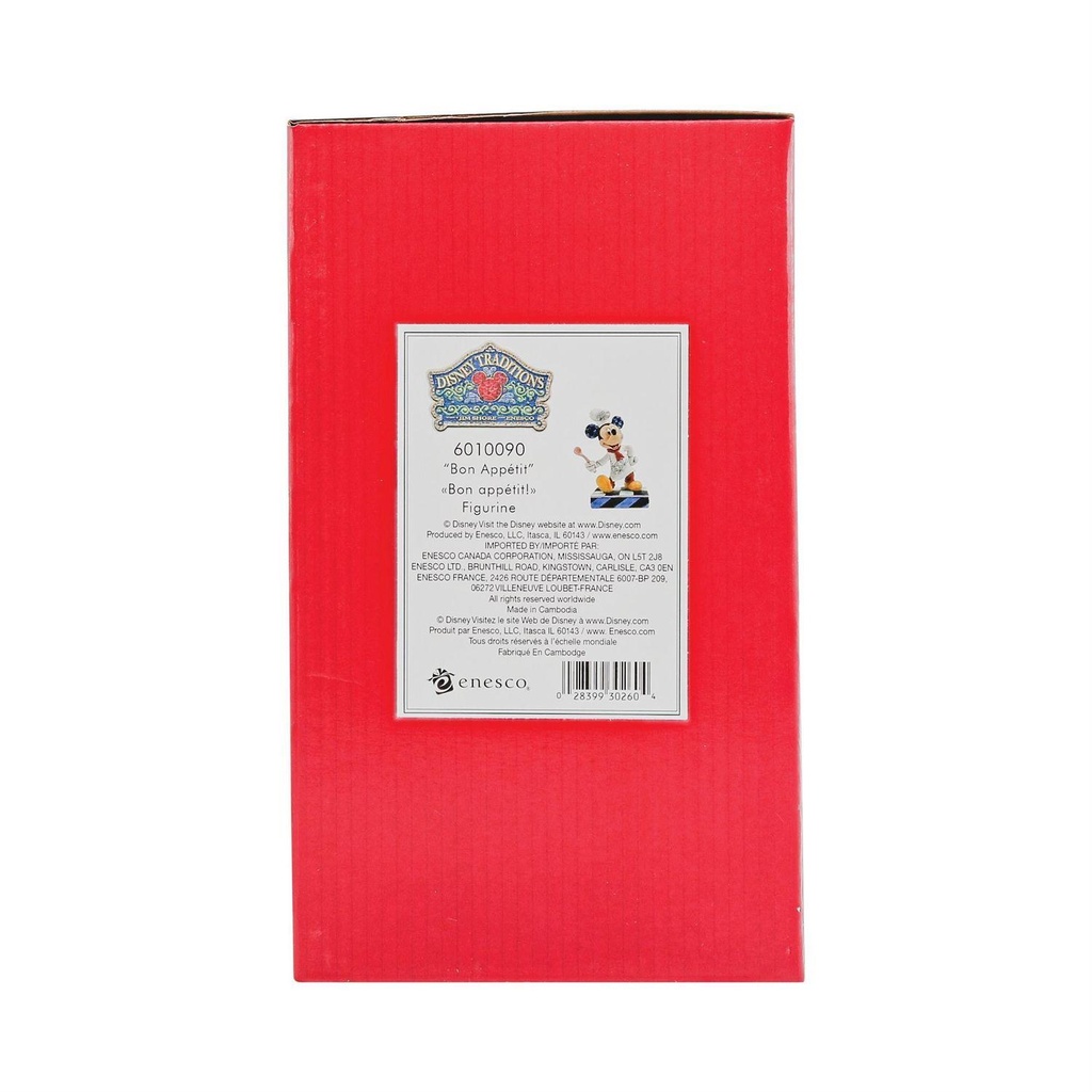 "Bon Appetit" Chef Mickey Figurine - Disney Traditions By Jim Shore