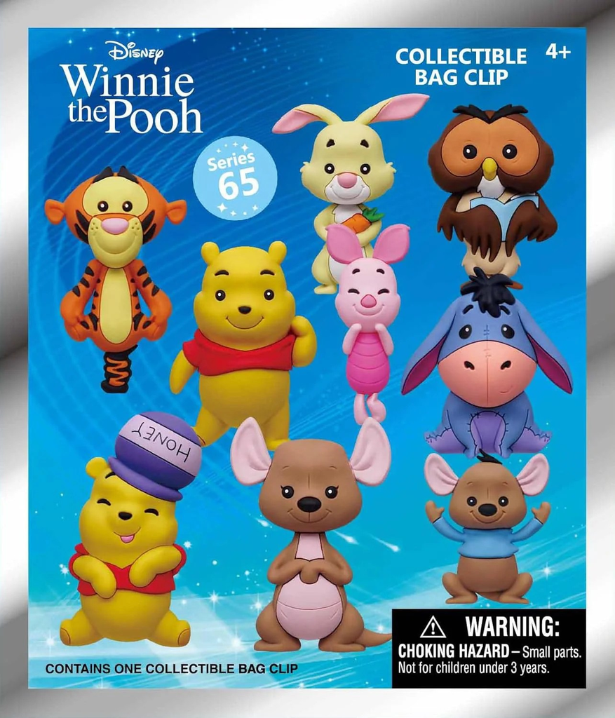 Winnie The Pooh - 3D Figural Bag Clips Blind Bag