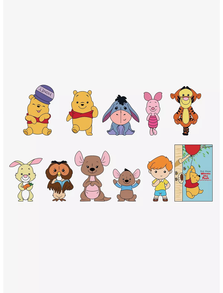 Winnie The Pooh - 3D Figural Bag Clips Blind Bag