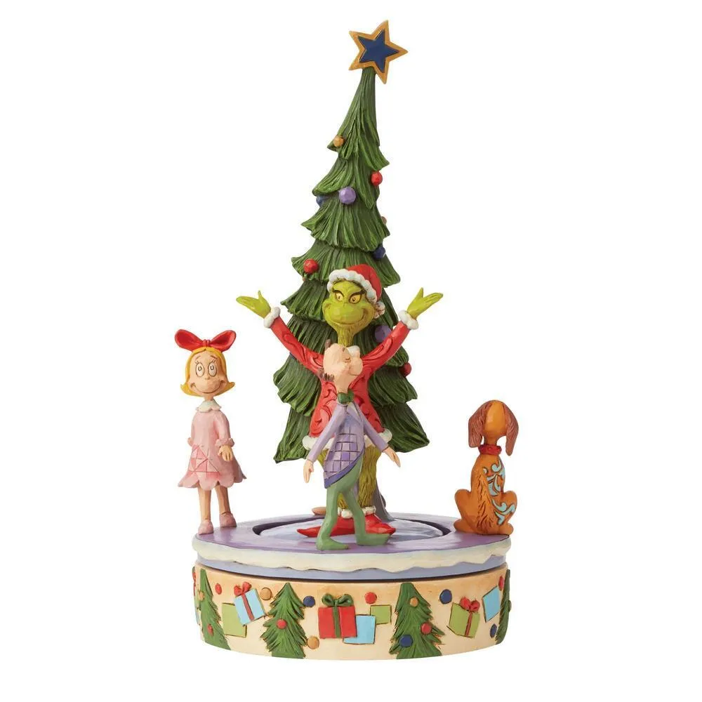 Dr Seuss The Grinch: Who's Going Around Rotating Scene - Disney Traditions by Jim Shore
