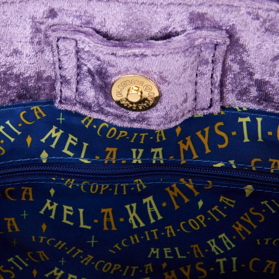 Hocus Pocus - Velvet Broom Handle Handbag - Loungefly