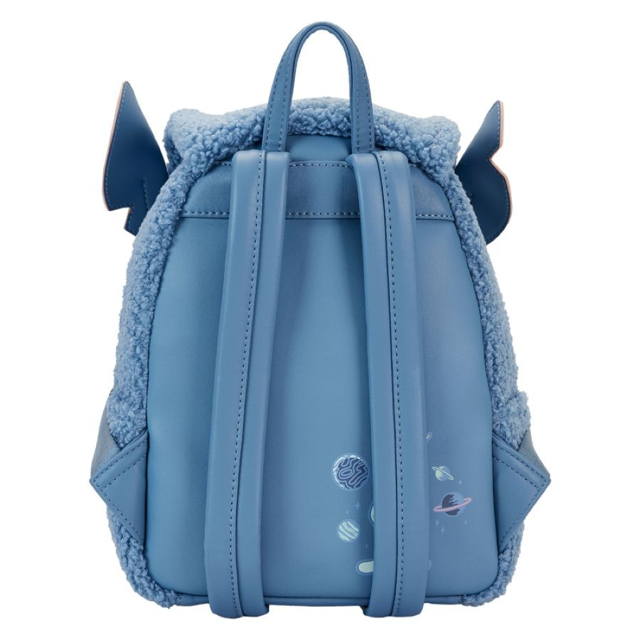 Lilo & Stitch - Plush Sherpa Stitch Mini Backpack - Loungefly