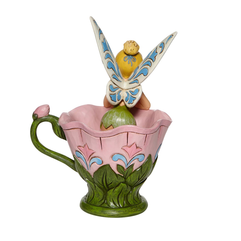 Jim Shore Disney Traditions: Tinker Bell Sitting in Flower Figurine 10cm (#6008076)