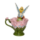 Jim Shore Disney Traditions: Tinker Bell Sitting in Flower Figurine 10cm (#6008076)