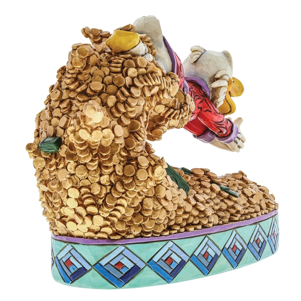 Jim Shore Disney Traditions: Scrooge McDuck Diving Into Money Figurine 20.3cm (#4046055)