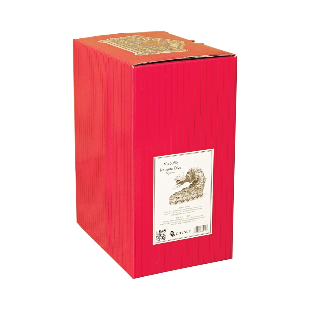 Jim Shore Disney Traditions: Scrooge McDuck Diving Into Money Figurine 20.3cm (#4046055)