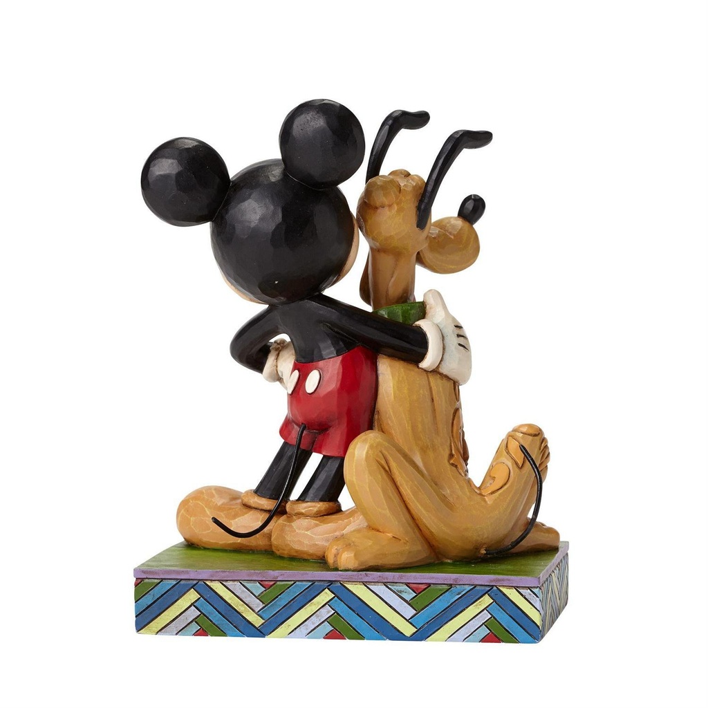 Jim Shore Disney Traditions: Mickey Mouse & Pluto "Best Pals" Figurine 10.8cm (#4048656)