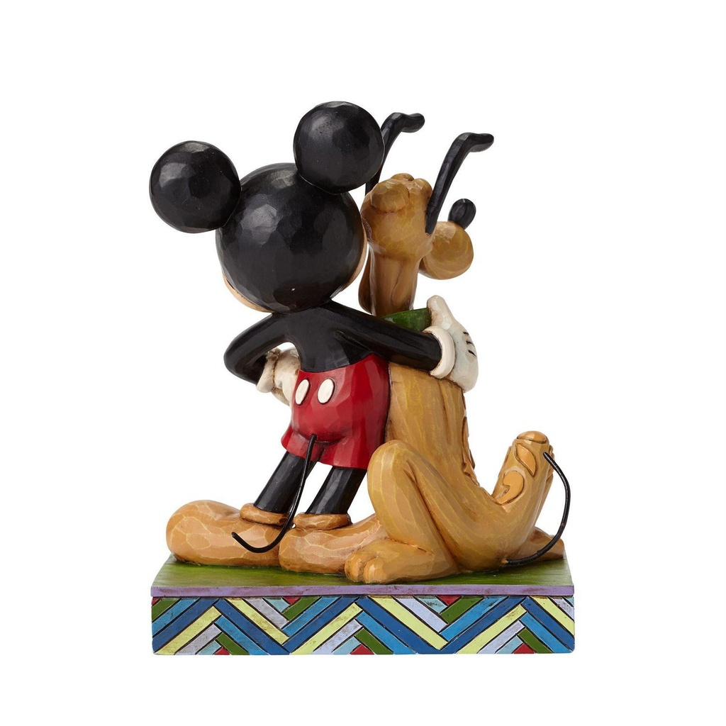 Jim Shore Disney Traditions: Mickey Mouse & Pluto "Best Pals" Figurine 10.8cm (#4048656)