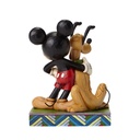 Jim Shore Disney Traditions: Mickey Mouse & Pluto "Best Pals" Figurine 10.8cm (#4048656)