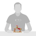 Jim Shore Dr. Seuss Collection: Grinch Patting Max Figurine 14cm (#6008889)