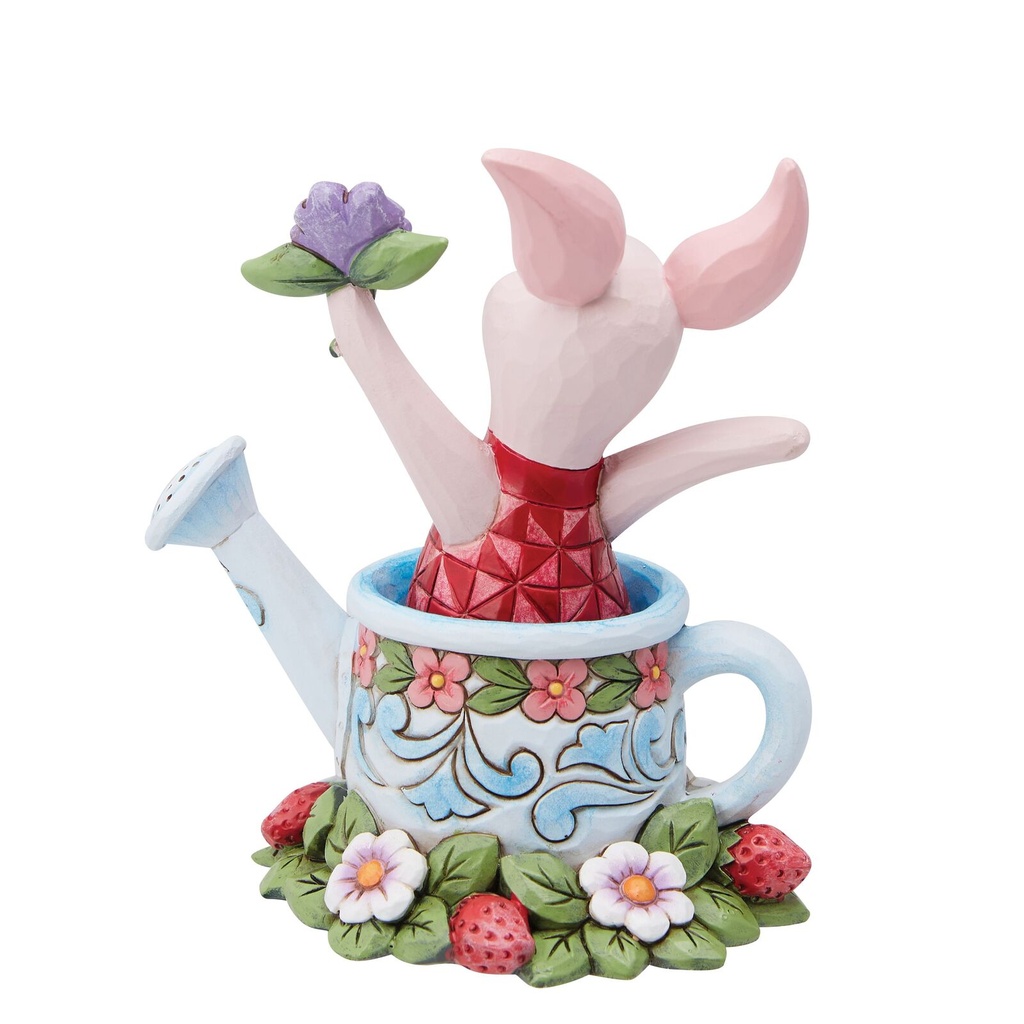Jim Shore Disney Traditions: Piglet In Watering Can Figurine 11.5cm (#6014320)