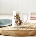 Royal Worcester Wrendale Designs - "Head Cover Heels" Rabbit Posy Jug