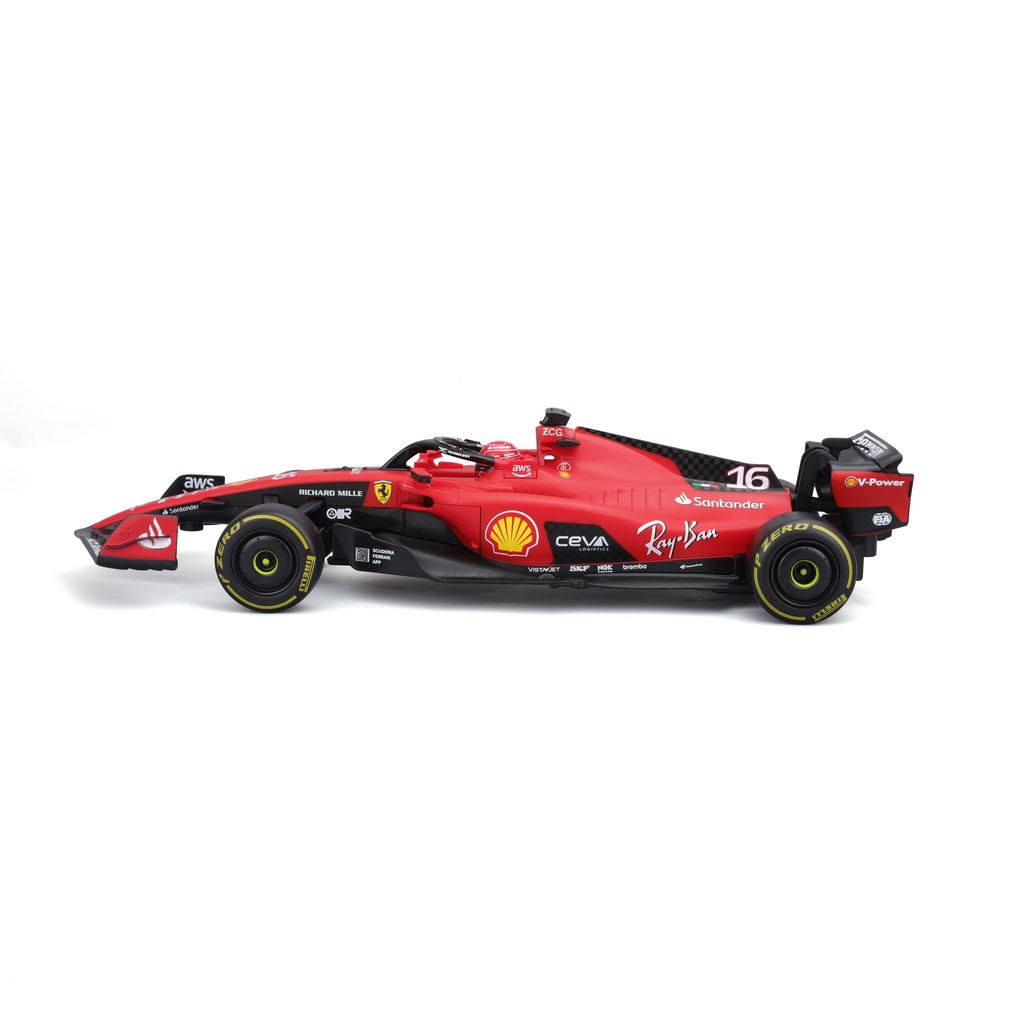 Maisto RC F1 Ferrari SF-23 1:24 - Charles Leclerc 2023 Car (#16) (#47082357)