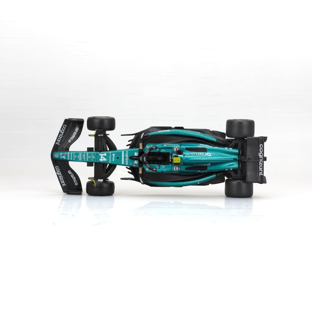Bburago F1 1:43 Aston Martin AMR23 - Fernando Alonso #14 2023 Die-cast (No Helmet) (#43638090A)