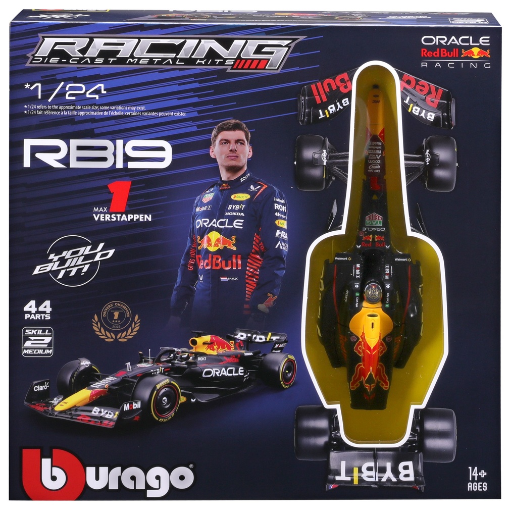 Bburago F1 Model Kit 1:24 Red Bull RB19 - Max Verstappen #1 2023 Car (#43628501V)