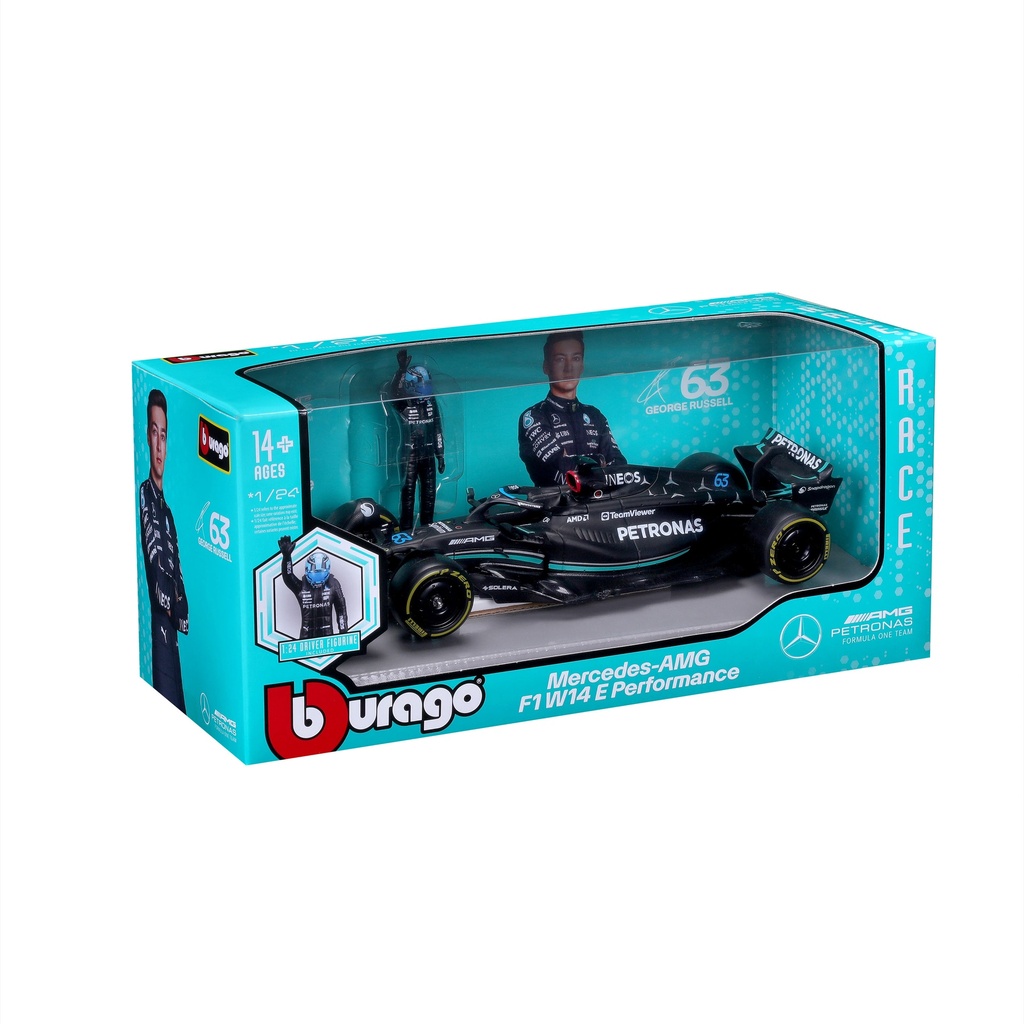 Bburago F1 1:24 Mercedes AMG W14 - George Russell #63 2023 Die-cast Model (#43628037)