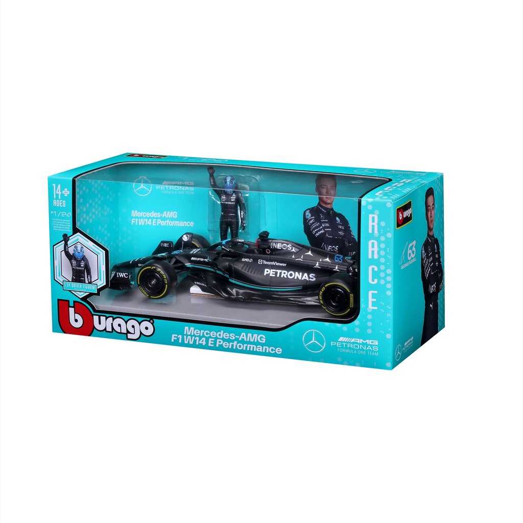 Bburago F1 1:24 Mercedes AMG W14 - George Russell #63 2023 Die-cast Model (#43628037)
