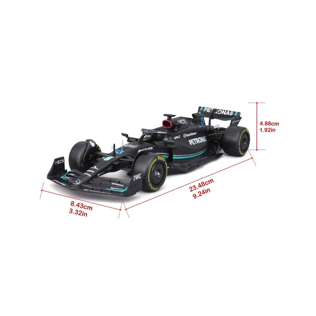 Bburago F1 1:24 Mercedes AMG W14 - George Russell #63 2023 Die-cast Model (#43628037)