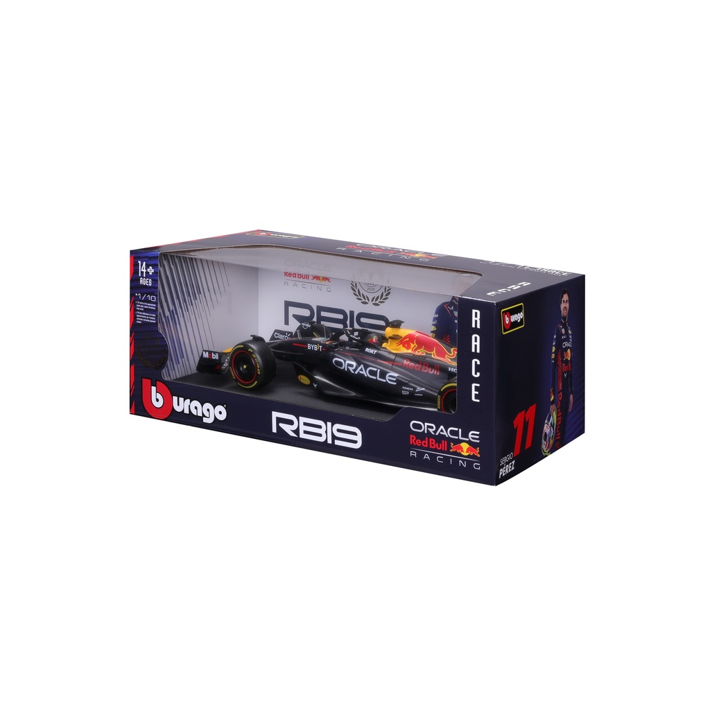 Bburago F1 1:18 Red Bull RB-19 - Max Verstappen 2023 Champion Die-cast Model (#43618003V)