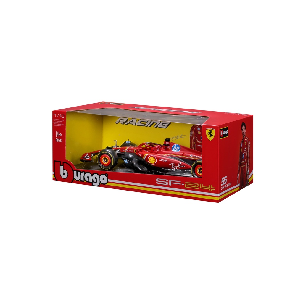 Bburago F1 1:18 Ferrari SF-24 - Charles Leclerc #16 2024 Die-cast Model (#43616815L)
