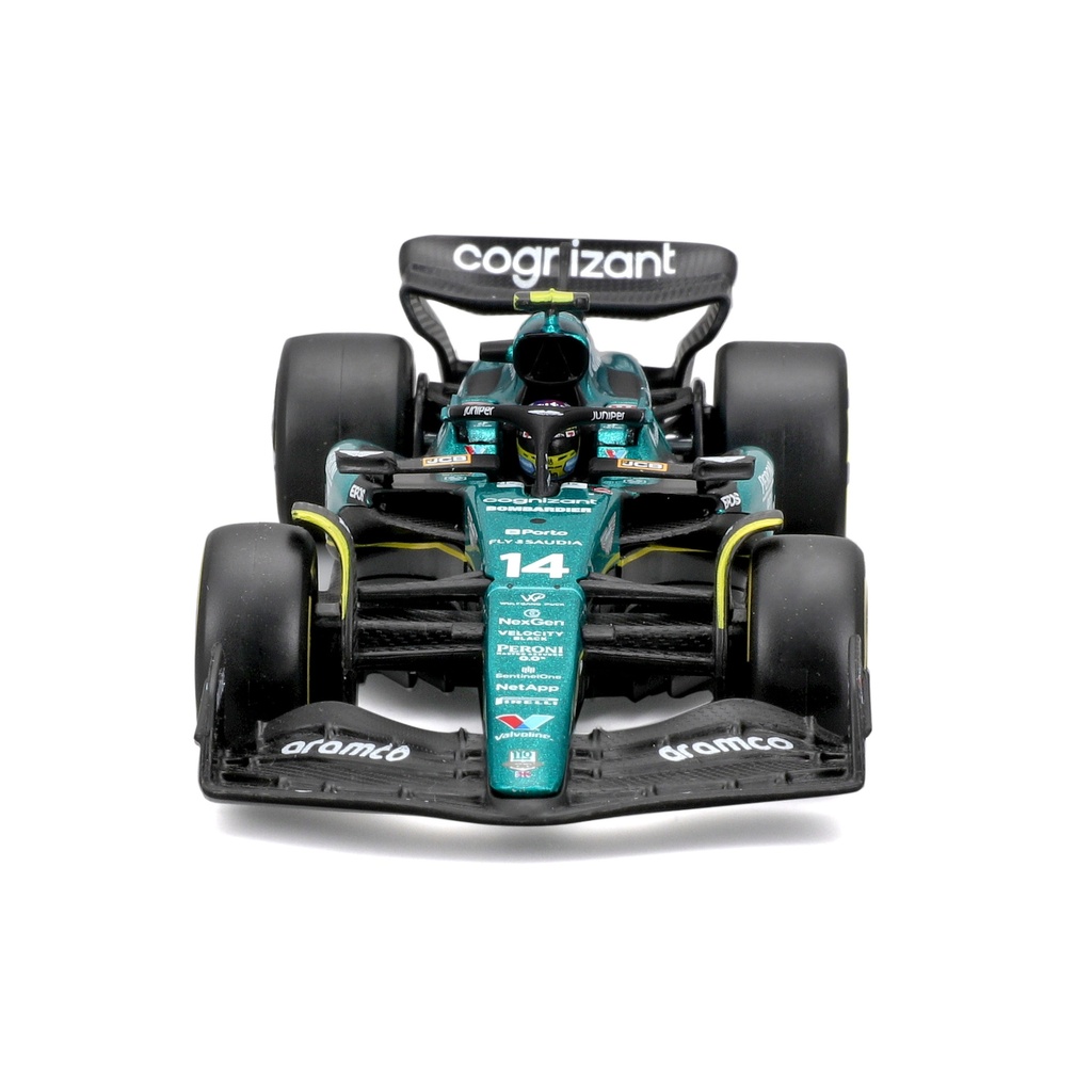 Bburago F1 1:43 Aston Martin AMR23 - Fernando Alonso #14 2023 Die-cast Model (#43638091A)